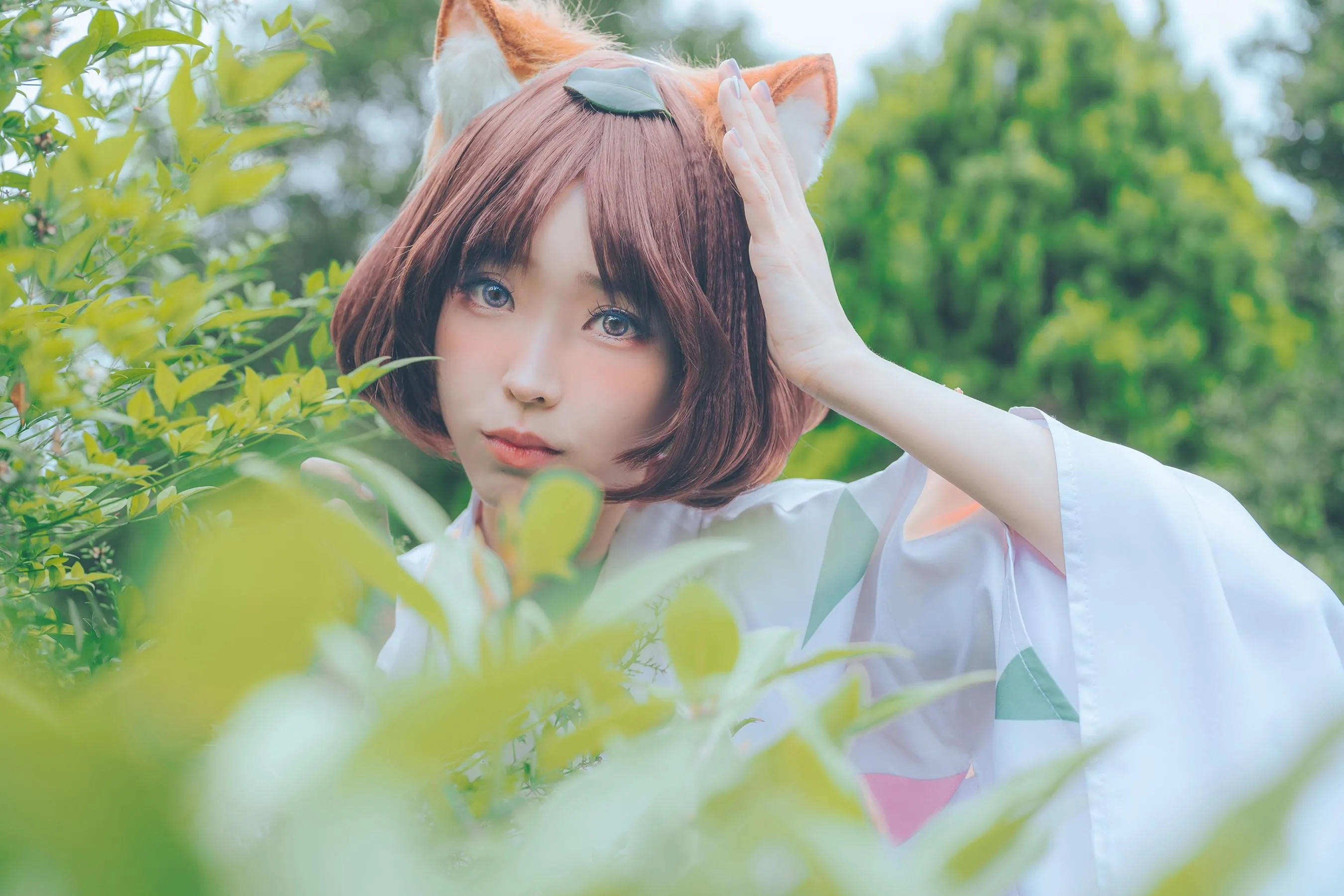 ElyEE子 – NO.113 2023.July A-Dongitsune ~Taisho-era 大正小狐狸 [46P]插图1